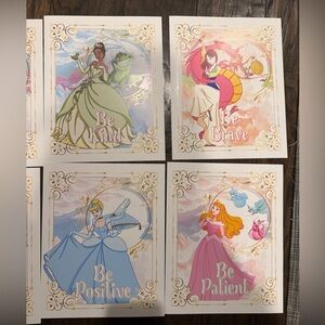 Disney Princess Motivational watercolor prints
